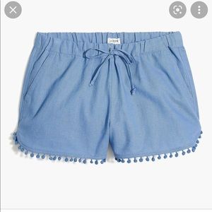 J.Crew Factory Pom Pom shorts